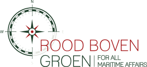 Logo rood boven groen