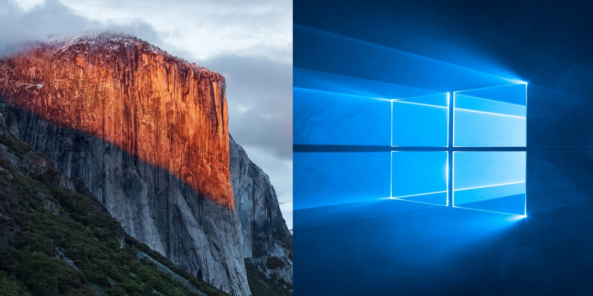 Gecombineerd apple windows